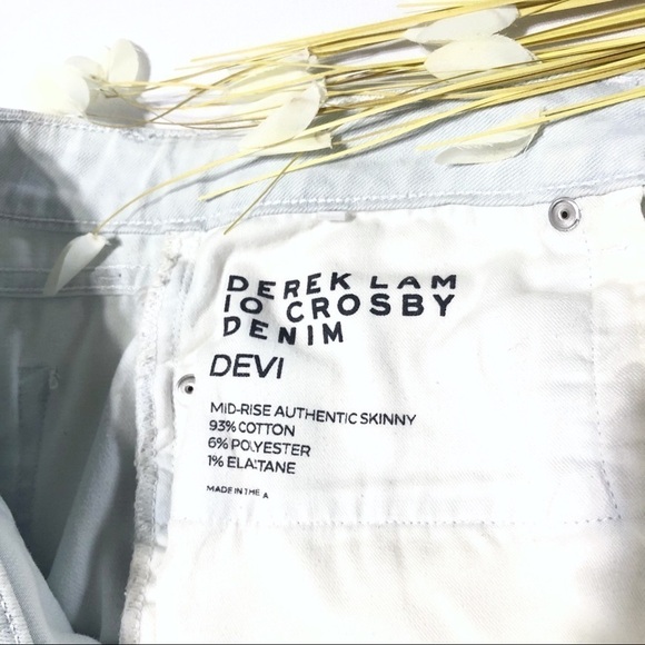 DEREK LAM 10 CROSBY Devi Midrise Skinny Jean - Picture 8 of 11